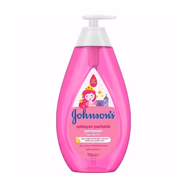 شامپو سر کودک جانسون Johnson’s حاوی عصاره آرگان مدل isildyan parlaklik حجم 750 میلی