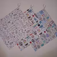 پک دو تایی دستمال اشپزخانه حوله ای دولایه