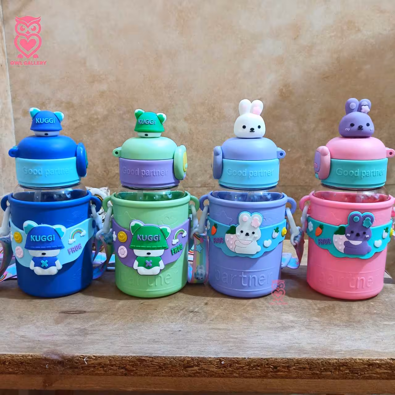 قمقمه 500 میلی لیتری با طرح های عروسکی