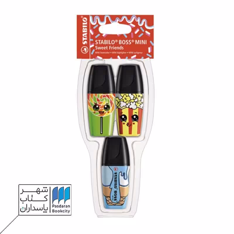 ست 3 عددی هایلایتر سوییت فرندز استابیلو stabilo