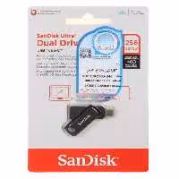 فلش مموری سن دیسک مدل Ultra Dual Drive Go USB Type-C USB 3.2 ظرفیت 256 گیگابایت