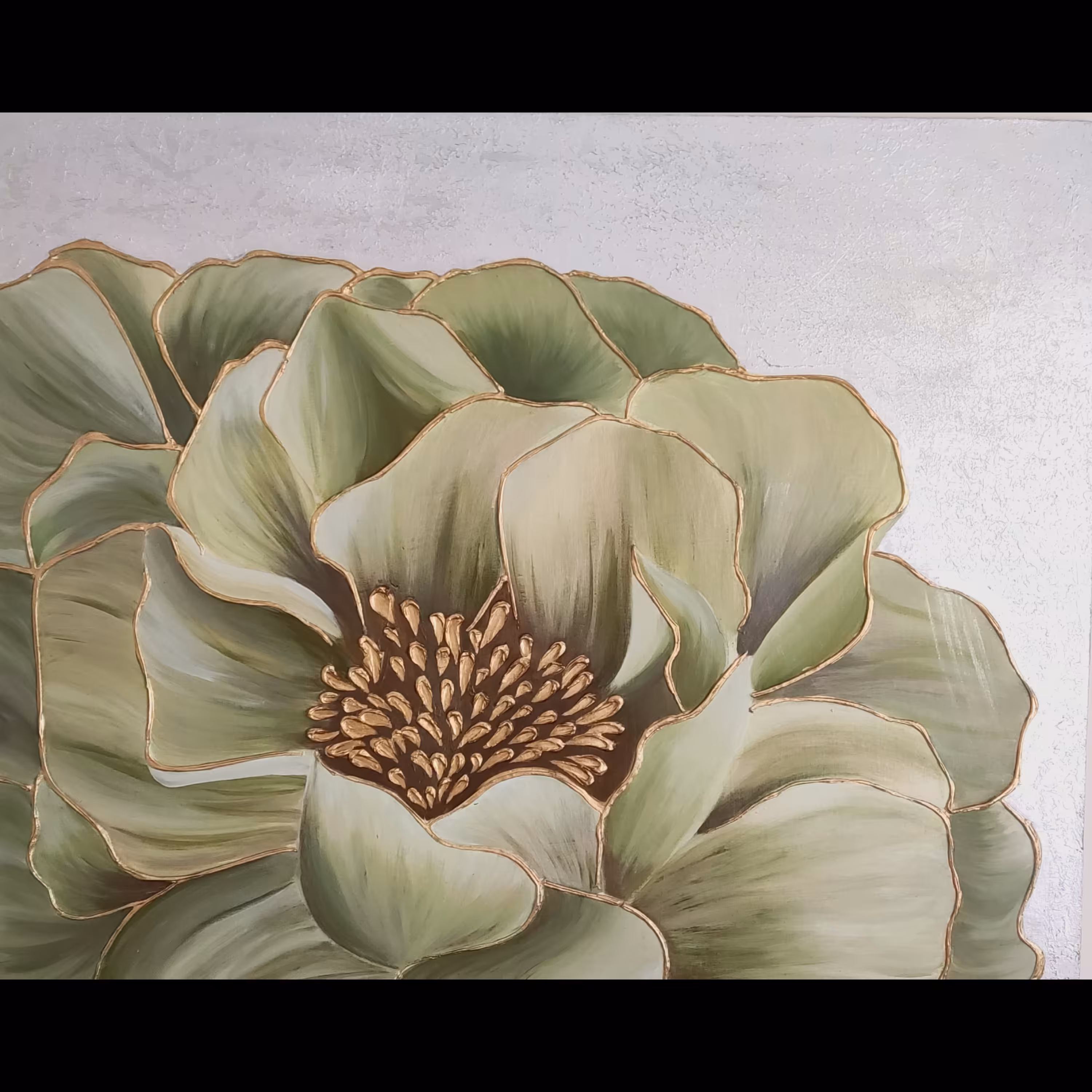 تابلوی گل برجسته 80 در 100 سانتیمتر