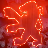 تابلو ال ای دی لوگو پژو (همراه با پاور)