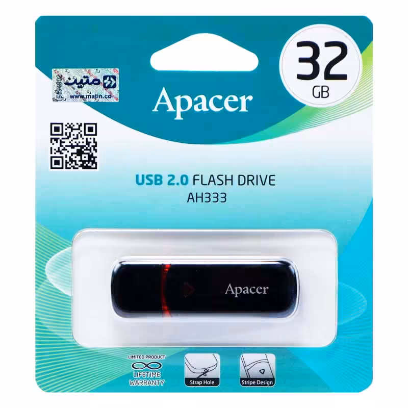 فلش 32 گیگ اپیسر Apacer AH333 مشکی