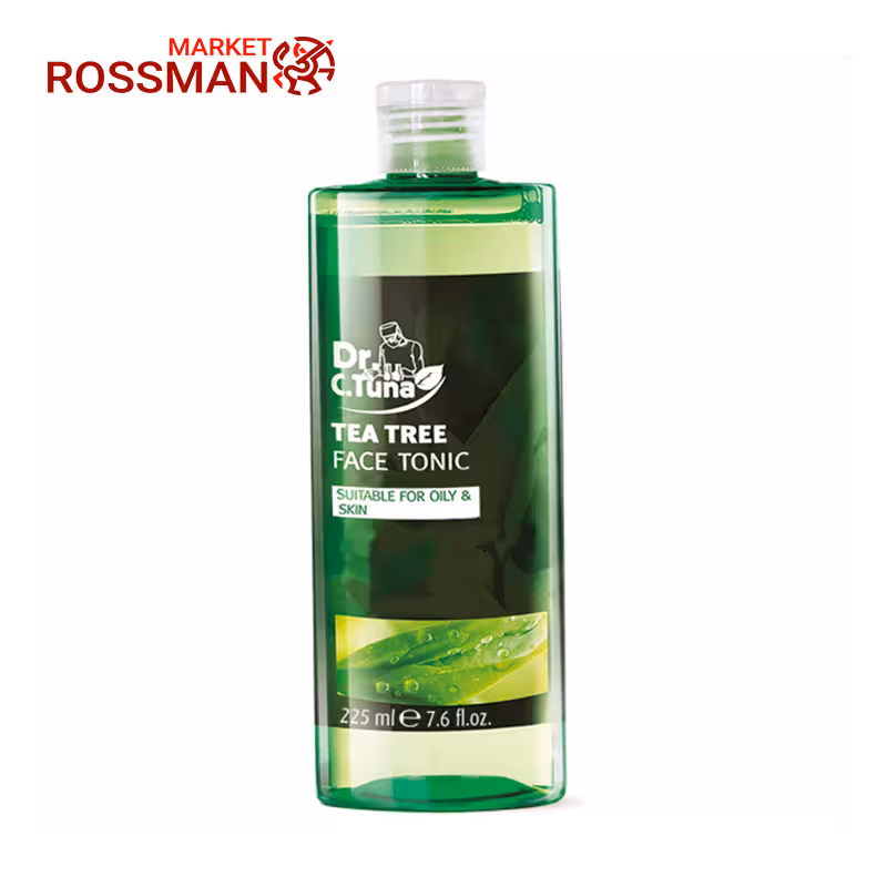 تونر پاک‌کننده صورت درخت چای فارماسی Dr. C. Tuna farmasiحجم 225 میلی لیتر