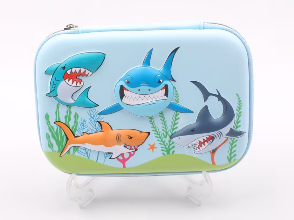 جامدادی طرح برجسته کوسه