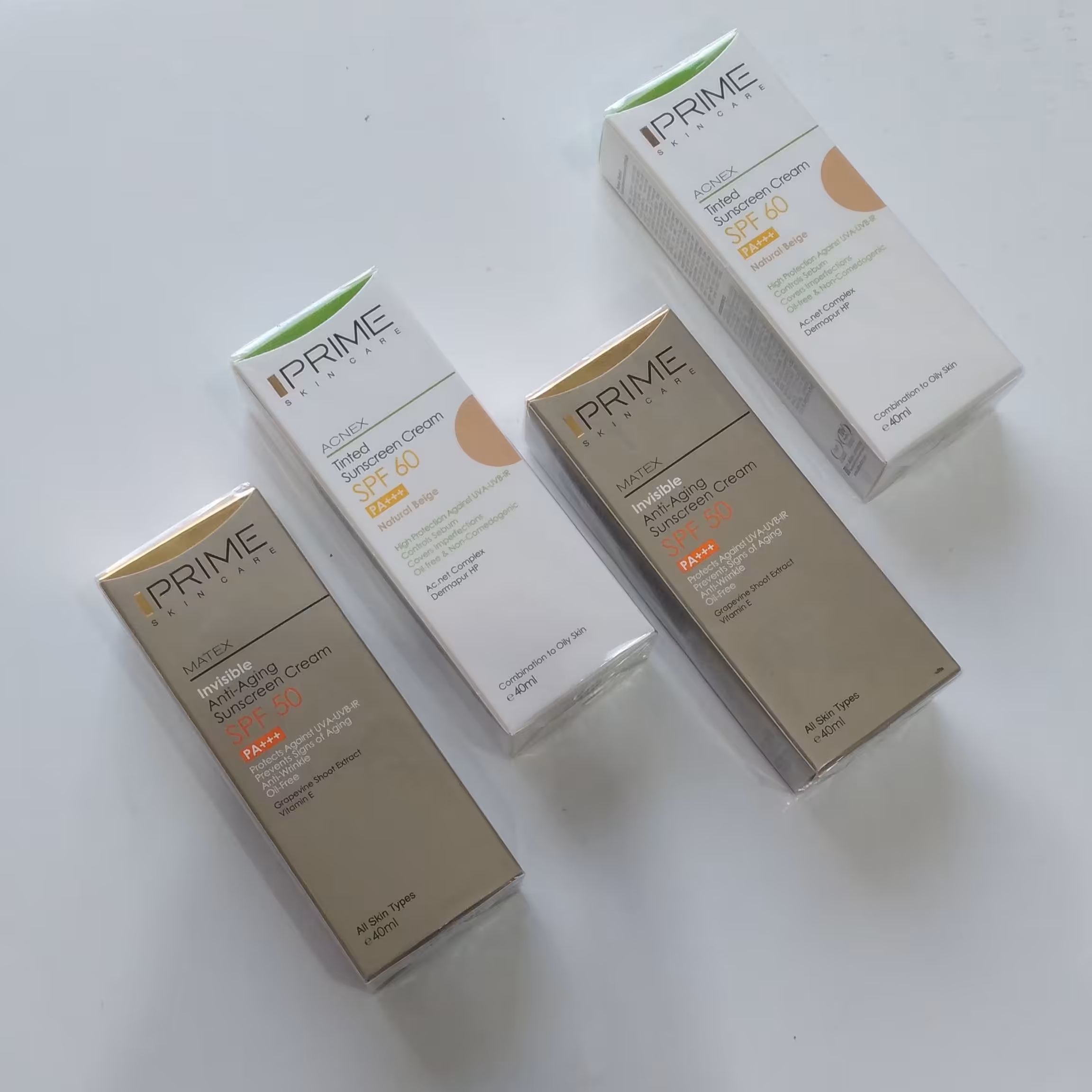ضد آفتاب جوان کننده پریم بی رنگ spf50