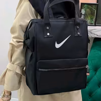 کوله دانشجویی برزنت ضدآب مدل نایک