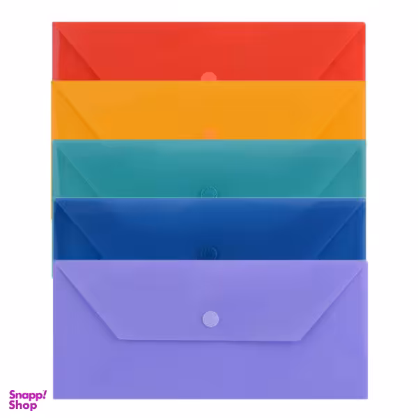 پوشه دکمه دار پاپکو مدل 104M بسته 5 عددی