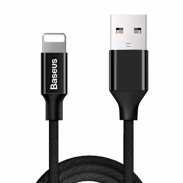 کابل تبدیل USB به لایتنینگ 1.8 متری بیسوس CALYW-A01