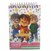 دفترچه یادداشت 60 برگ آونگ طرح الوین