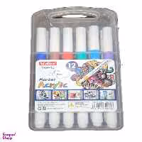 ماژیک آکرلیک یولین مدل Y012 مجموعه 12 عددی