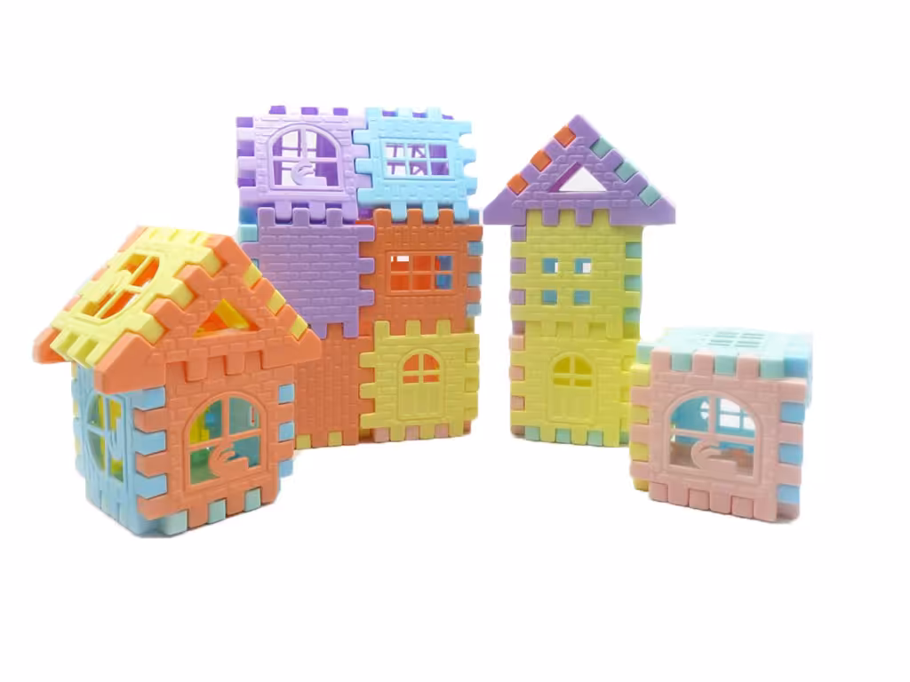 بلوک های خانه سازی 60 قطعه