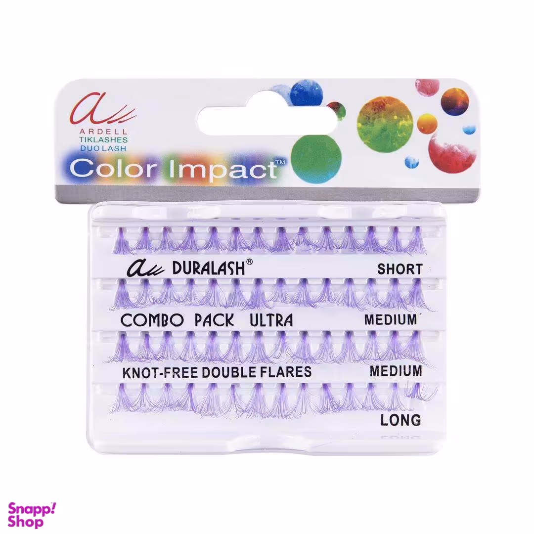 مژه رنگی آردل (Ardell) مدل Mix رنگ بنفش