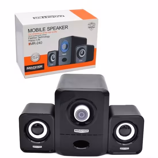 اسپیکر 3 تکه لپ تاپی مچر (MACHER) مدل MR240

