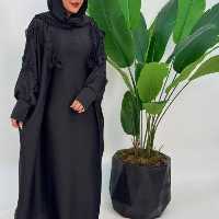 مانتو عبایی دست دوزی طرح گل