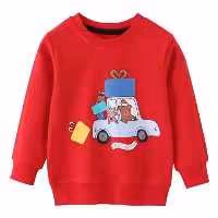 تیشرت آستین بلند بچه گانه پسرانه طرح هپی هالیدی