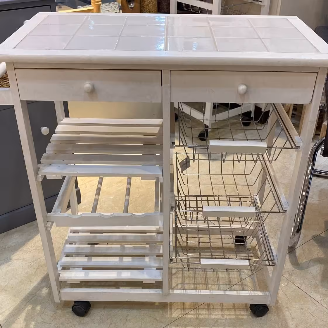 جا سیب زمینی و پیاز(ترولی)