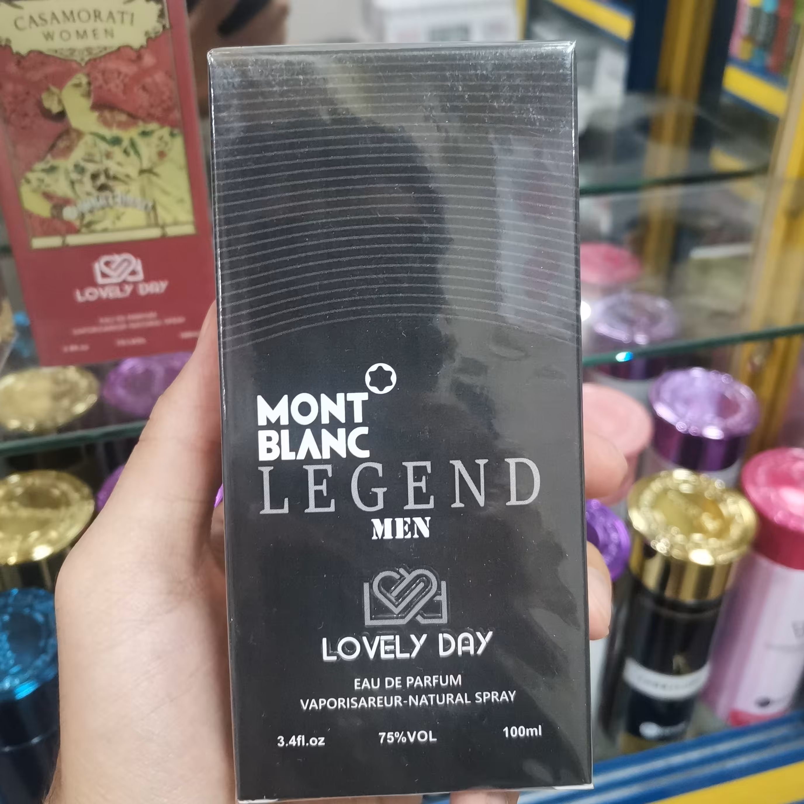 ادکلن مونت بلانک لجند اسانس فرانسوی 100 میل