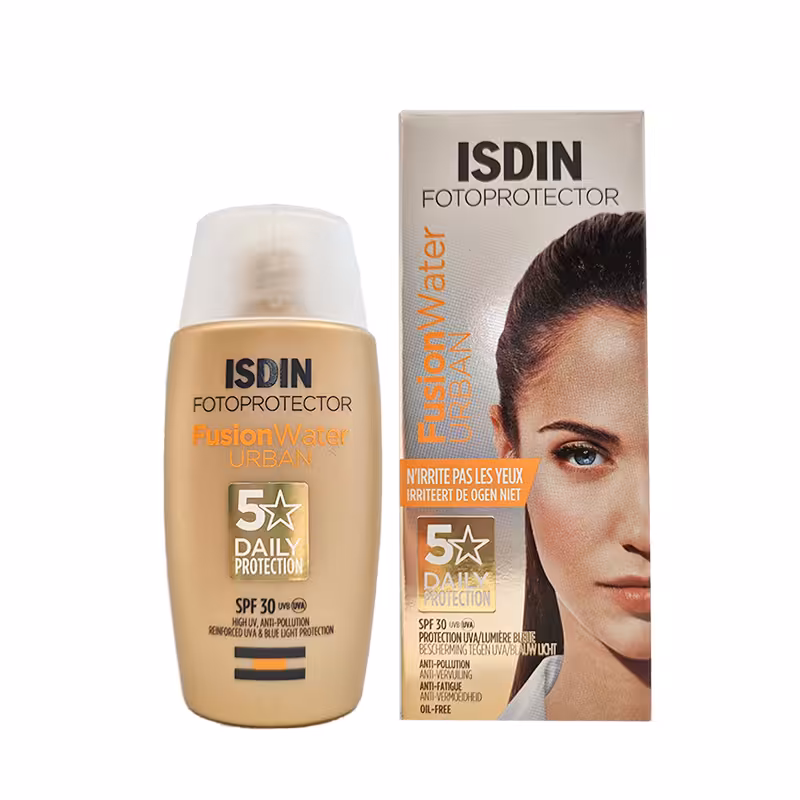 ضد آفتاب ایزدین فیوژن واتر اوربان SPF30 بدون رنگ 50 میل