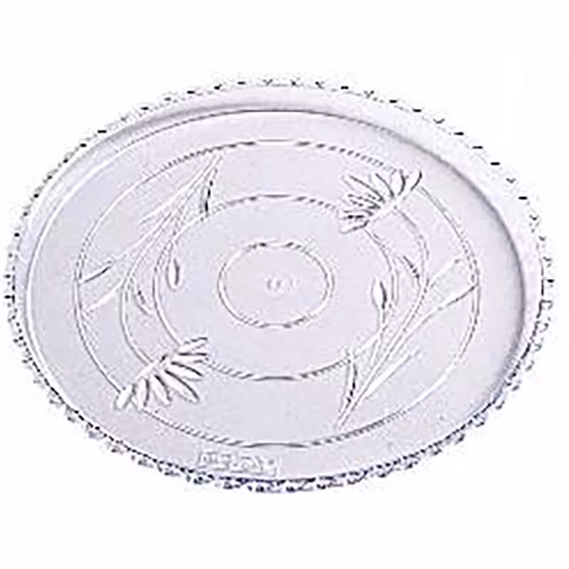 سینی یکبارمصرف مدل گرد سایز بزرگ شفاف کد 247- کارتنی 50عددی(ارسال فقط با باربری 