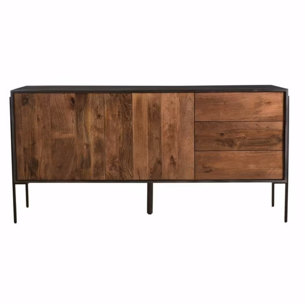 کنسول زیبا جنس چوب روس دارای 3 کشو 