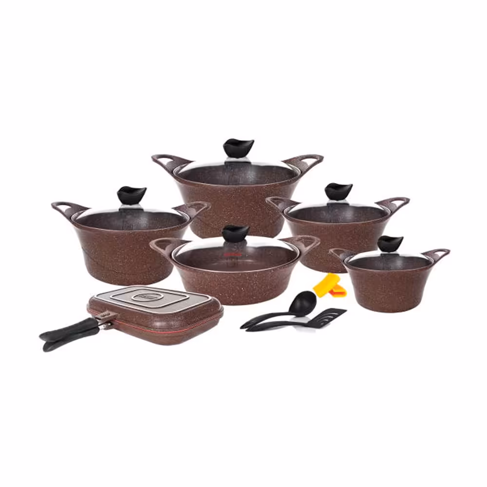 سرویس قابلمه 15 پارچه کاندید مدل کاپری