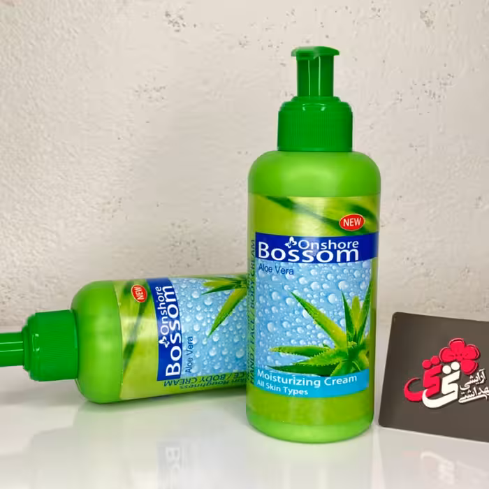 کرم آبرسان دست و صورت آلوئه ورا  انشور بوسوم Bossom
