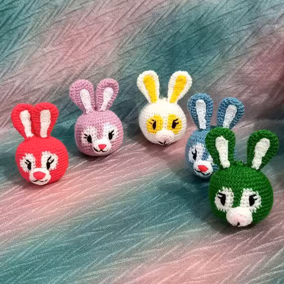 جاکلیدی بافت طرح خرگوش