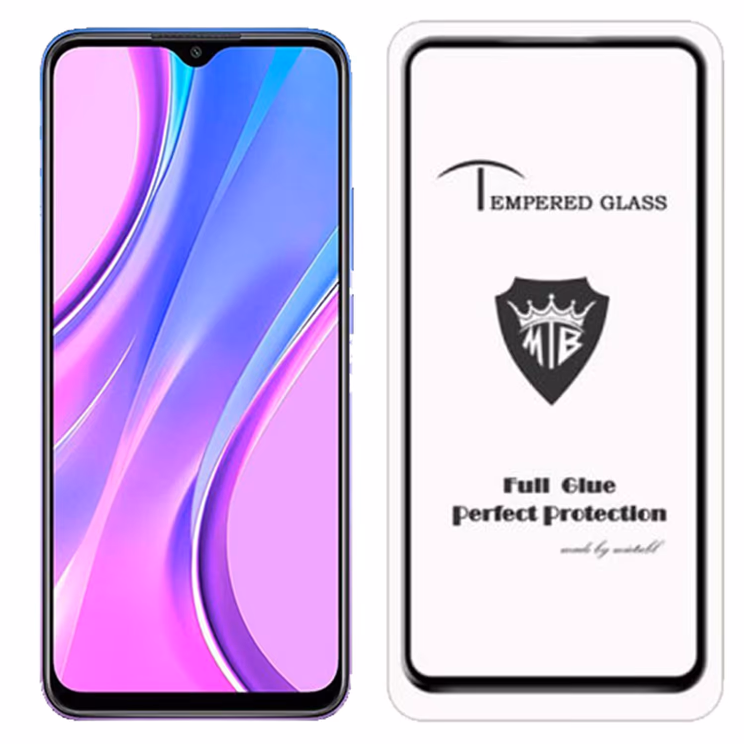 محافظ صفحه نمایش شیشه ای گوشی شیائومی مدل Redmi 9