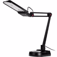 چراغ مطالعه ال ای دی نور مخلوط وزن 1200 گرم رنگ مشکی ارتفاع 80 سانت