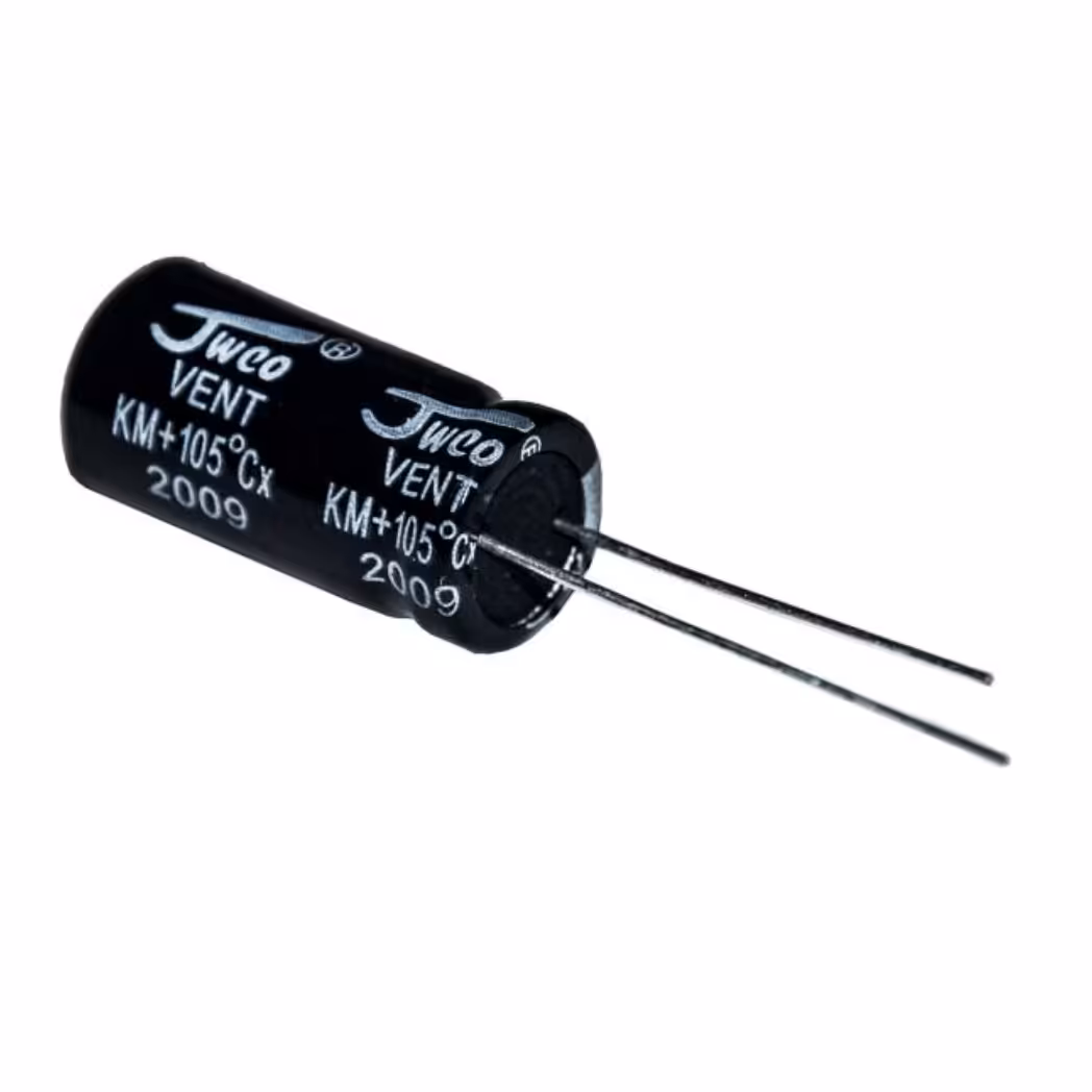 خازن الکترولیت 1000 میکروفاراد جی دبلیو کو مدل 25V بسته 48 عددی 