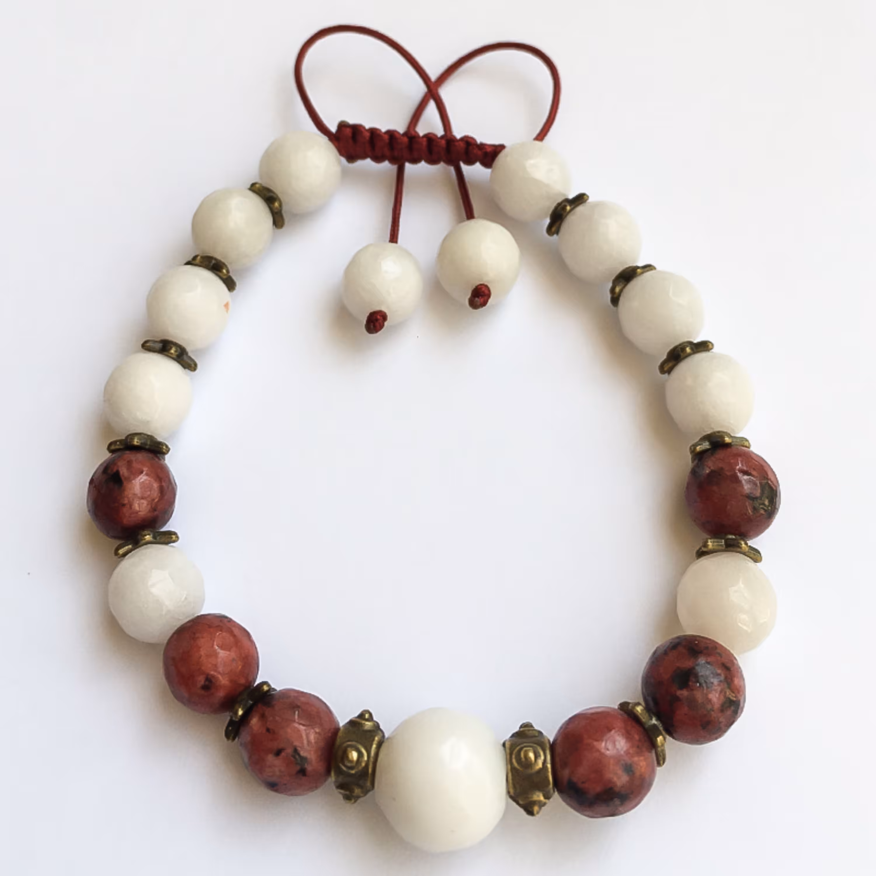 دستبند مدل کوهن سنگ های عقیق و کوریزوکولا