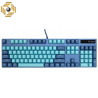 کیبورد مخصوص بازی مکانیکی رپو مدل V500PRO CYAN BLUE