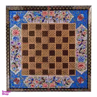 صفحه شطرنج خاتم کاری مدل گلزار کد go-40