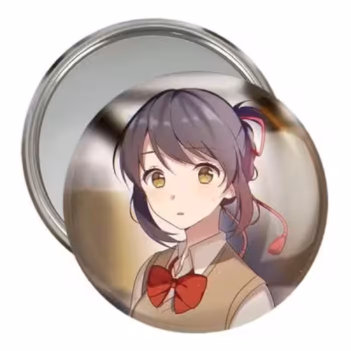 آینه جیبی خندالو مدل میتسویا میامیزو انیمه یورنیم Your Name کد 16296