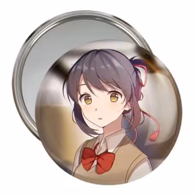 آینه جیبی خندالو مدل میتسویا میامیزو انیمه یورنیم Your Name کد 16296