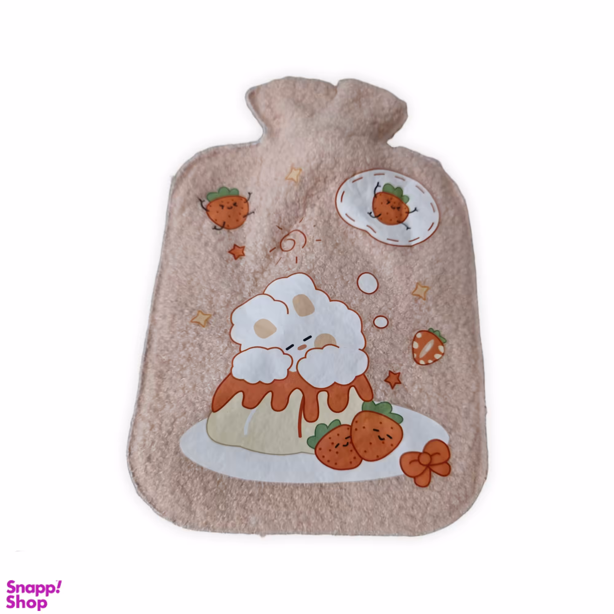کیسه آب گرم مدل خرگوش و کیک توت فرنگی