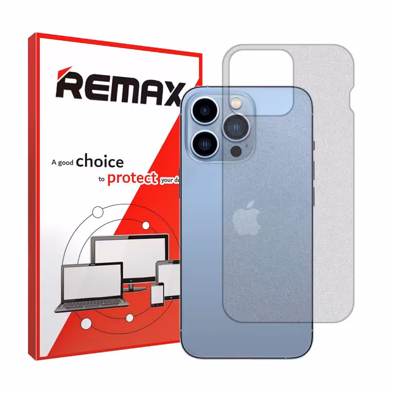 گلس پشت گوشی اپل iPhone 13 Pro مدل هیدروژلی مات برند ریمکس کد S