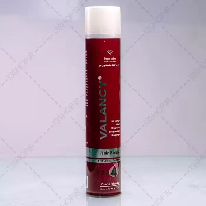 اسپری نگهدارنده حالت مو والانسی مدل Shine حجم 500 میلی لیتر