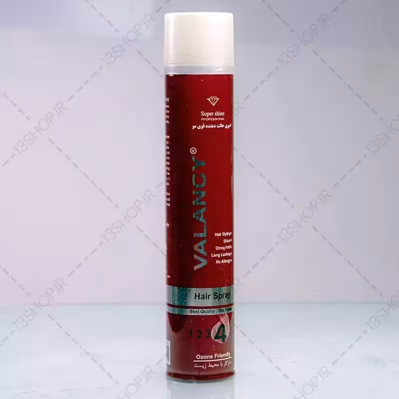 اسپری نگهدارنده حالت مو والانسی مدل Shine حجم 500 میلی لیتر