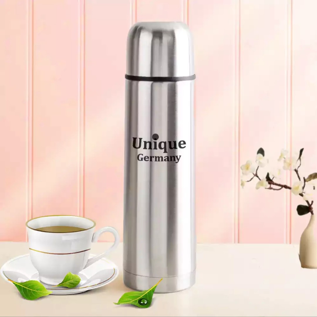 فلاسک یونیک استیل کاور دار -نیم لیتری