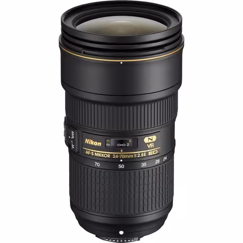 لنز نیکون Nikon AF-S NIKKOR 24-70mm f/2.8E ED VR % - اگزیف