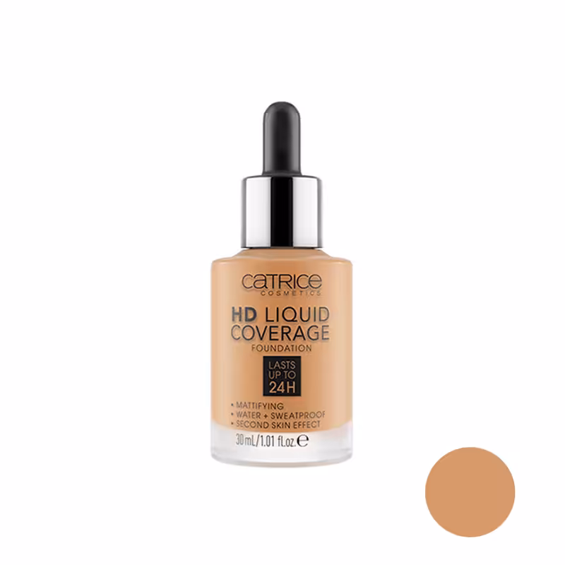 کرم پودر کاتریس مدل HD liquid Coverage شماره 065 حجم 30 میلی لیتر