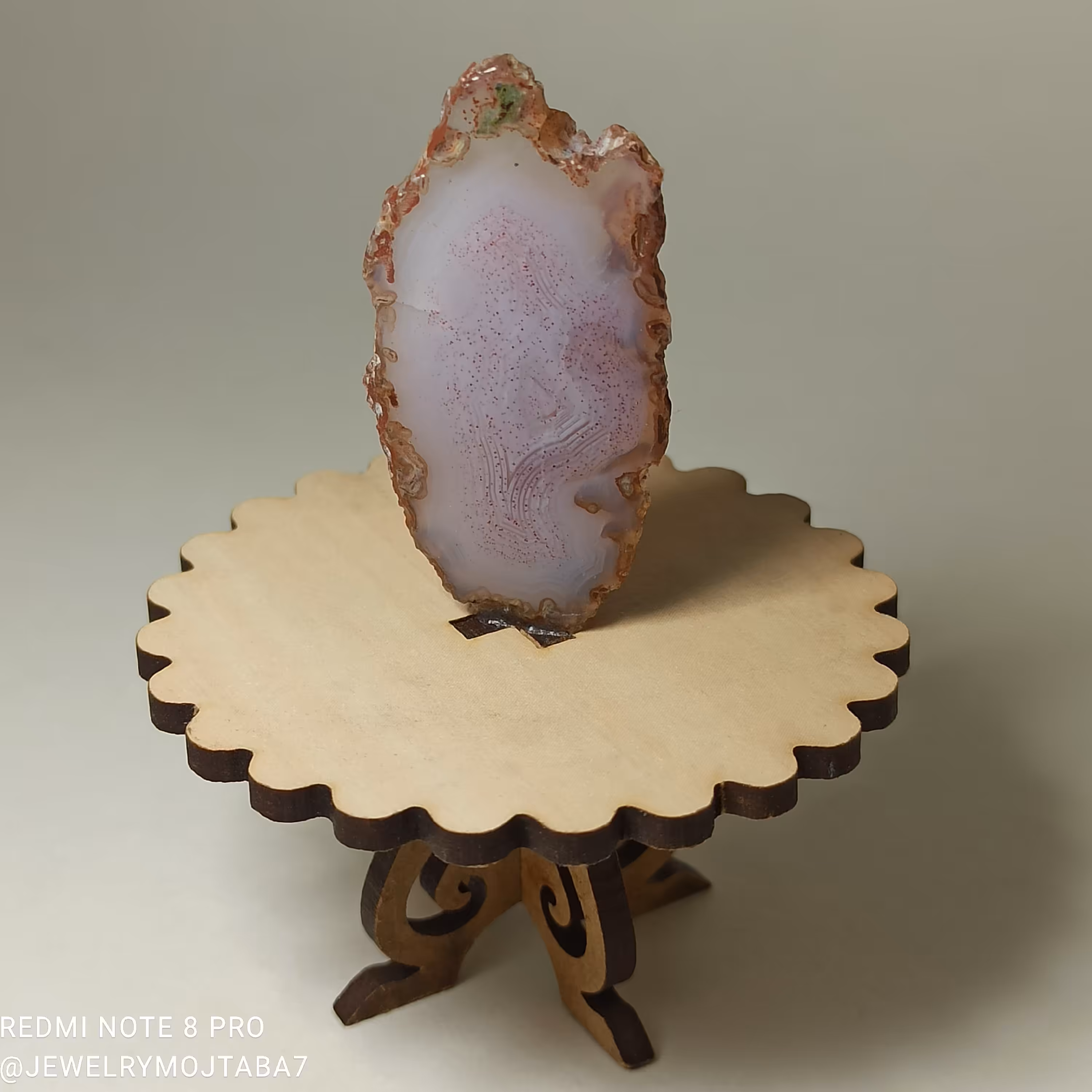 سنگ دکوری عقیق سلیمانی شن دارد سنگ طبیعی و معدنی سنگ کلکسیونی سنگ تزئینی سنگ متولدین مهر آبان و بهمن ماه 