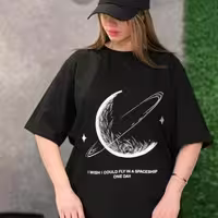 تیشرت لانگ ماه