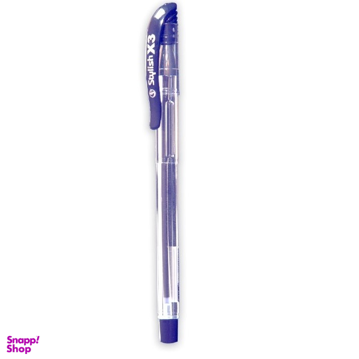 خودکار آبی استایلیش (Stylish) مدل X3 رنگ آبی