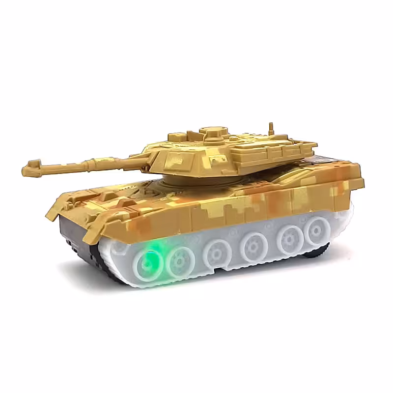 خرید تانک اسباب بازی موزیکال و چراغدار طرح جنگی