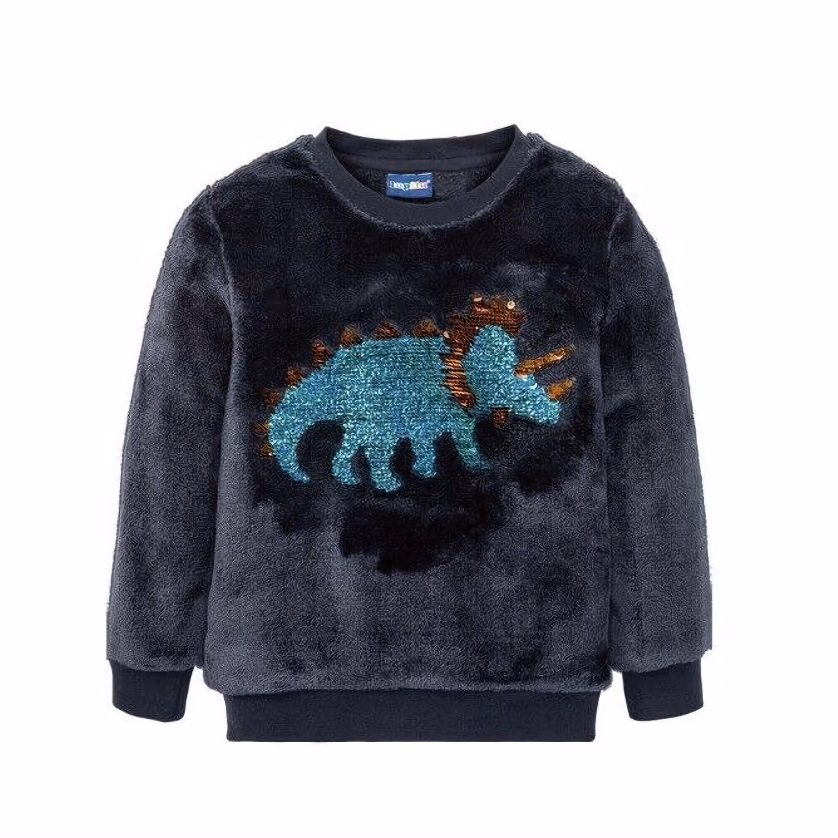 بلوز تک پلار  دایناسوری لوپیلو سرمه ای 2 تا 4 سال