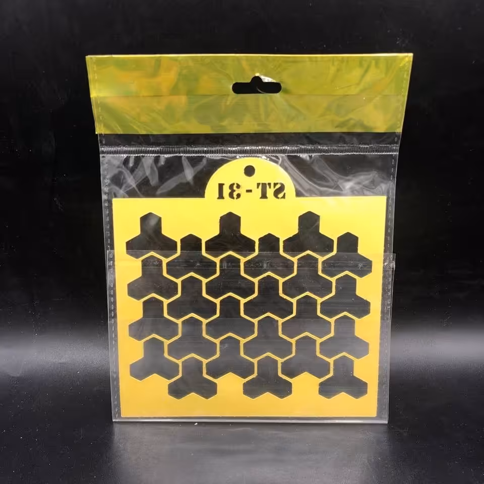 مش استنسیل  سایز 12در 14